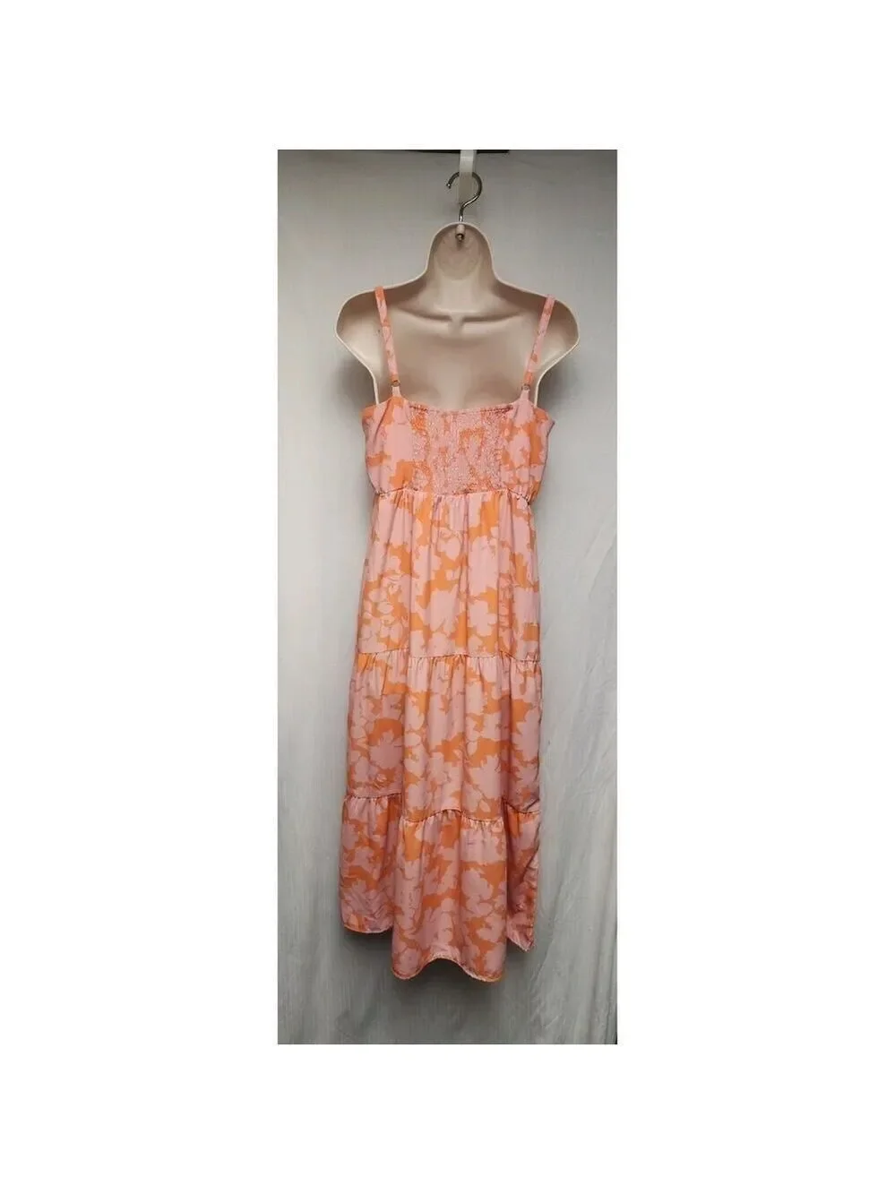 Social Standard by Sanctuary Ladies Floral Smocked Back Maxi Dress Size Large